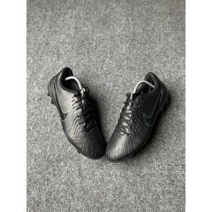 Mens Nike Tiempo Legend 10 Academy FG/MG Black Cleats DV4344-002, Size US 10
